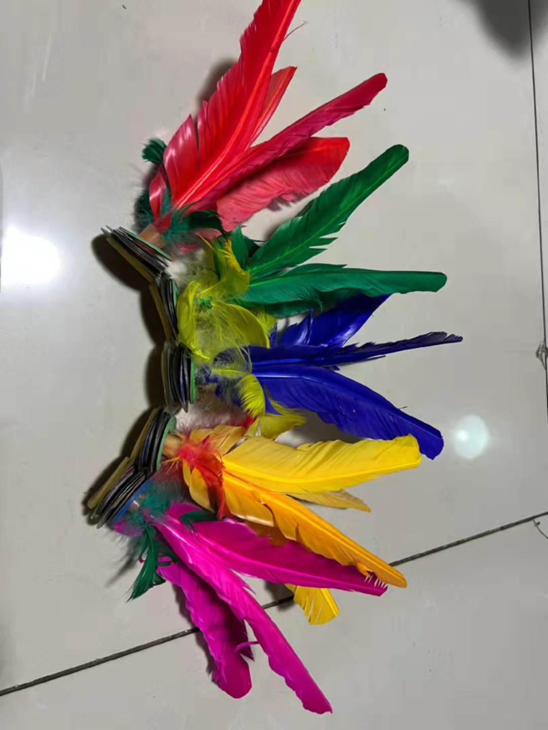 Ancient Coins Goose Feather Shuttlecock Primary and Secondary School Students for Training Competitions Shuttlecock Children Shuttlecock Adult Fitness Color Shuttlecock Ancient Coins Goose Feather Shuttlecock Primary and Secondary School Students for Training Competitions Shuttlecock Children Shuttlecock Adult Fitness Color Shuttlecock