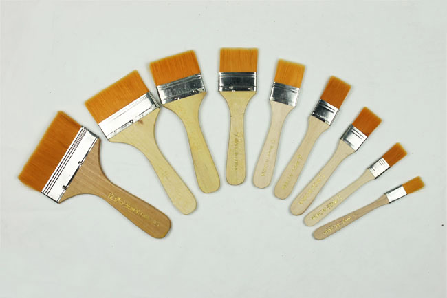 Water-based paint special wire brush water-based wood wax brush brush brush brush 1-12 #