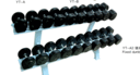 Factory price wholesale price fixed dumbbells dumbbell YT-A2 gym series