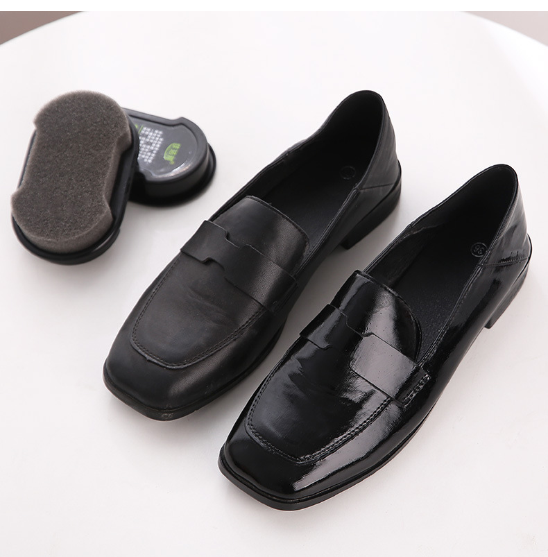 Shoe Polish Leather Shoes Maintenance Double-Sided Colorless Sponge Shoe Brush Shoe Wax Leather Care Shoe Polish Brush Shoe Polishing Tool Shoe Polish Leather Shoes Maintenance Double-Sided Colorless Sponge Shoe Brush Shoe Wax Leather Care Shoe Polish Brush Shoe Polishing Tool