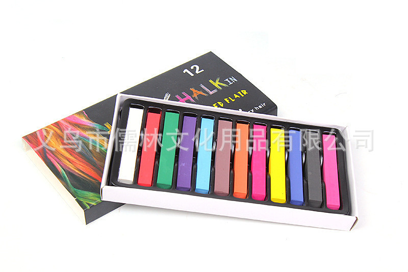 The factory sells more than one hair colored chalk powder paintbrush hair sticks a disposable 6 color