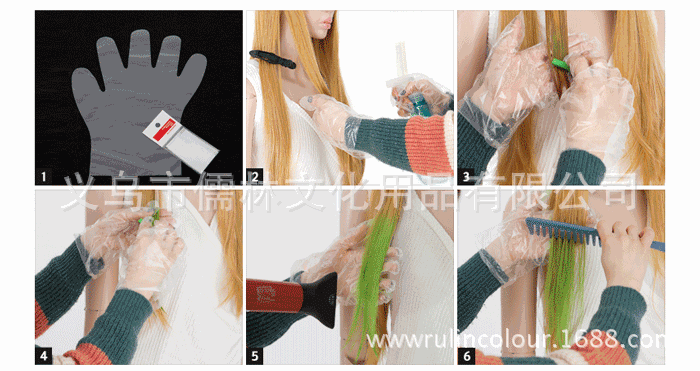 The factory sells more than one hair colored chalk powder paintbrush hair sticks a disposable 6 color
