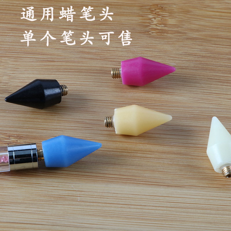 Nail Art Spot Drill Crayon Double Head Spot Drill Tool Suction Drill Painting Pen Wax Head Diamond Spot Drill Nail Brush New