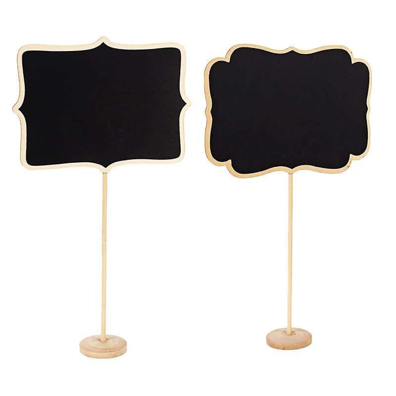 Wooden Chalk Desktop Display Blackboard Wedding Party Sign Holder Blackboard Decoration Gift Decoration Message Blackboard Wooden Chalk Desktop Display Blackboard Wedding Party Sign Holder Blackboard Decoration Gift Decoration Message Blackboard