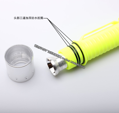 L2T6 outdoor strong light diving flashlight underwater darts waterproof Q5 ultraviolet yellow light L2T6 outdoor strong light diving flashlight underwater darts waterproof Q5 ultraviolet yellow light