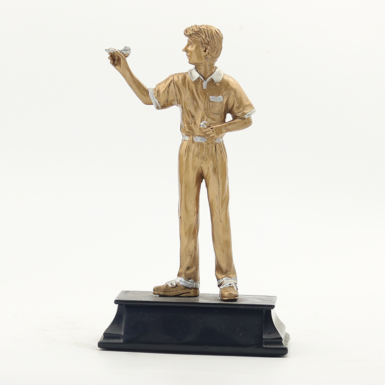 New resin darts trophy person trophy metal MEDALS custom factory direct selling crafts 3373