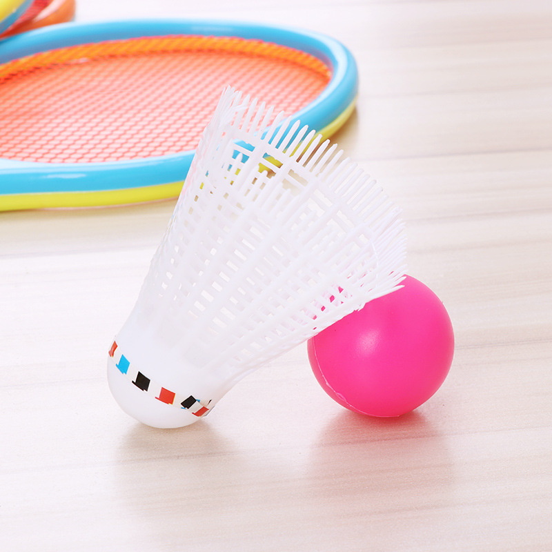 Factory Wholesale Children&#039;s Outdoor Sports Tennis Rackets Baby Kindergarten Ball Plastic Badminton Racket Toys