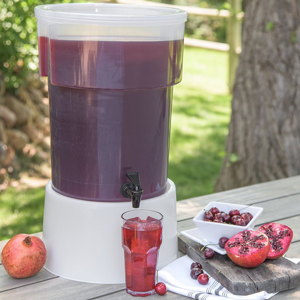 Juice Cooking Vessel Portable Outdoor Ice Cooling Juice Cooking Vessel Cold Drink Machine Beverage Barrel Buffet Coffee Blender Container