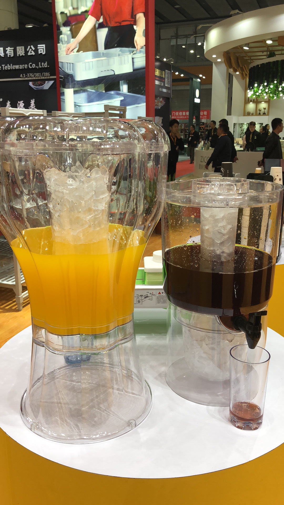 Juice Cooking Vessel Portable Outdoor Ice Cooling Juice Cooking Vessel Cold Drink Machine Beverage Barrel Buffet Coffee Blender Container