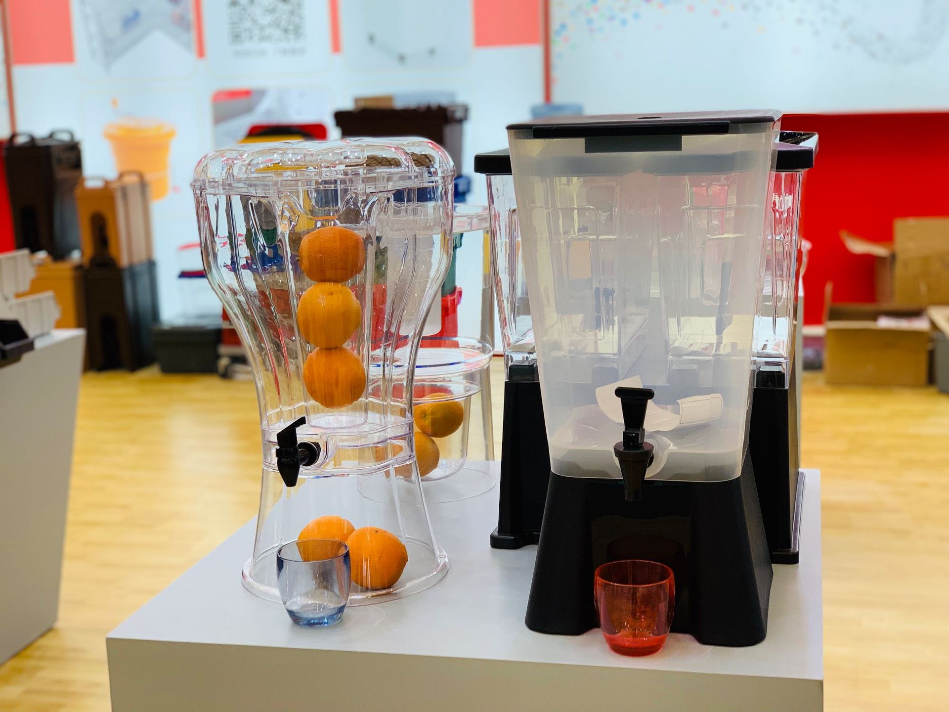 Juice Cooking Vessel Portable Outdoor Ice Cooling Juice Cooking Vessel Cold Drink Machine Beverage Barrel Buffet Coffee Blender Container