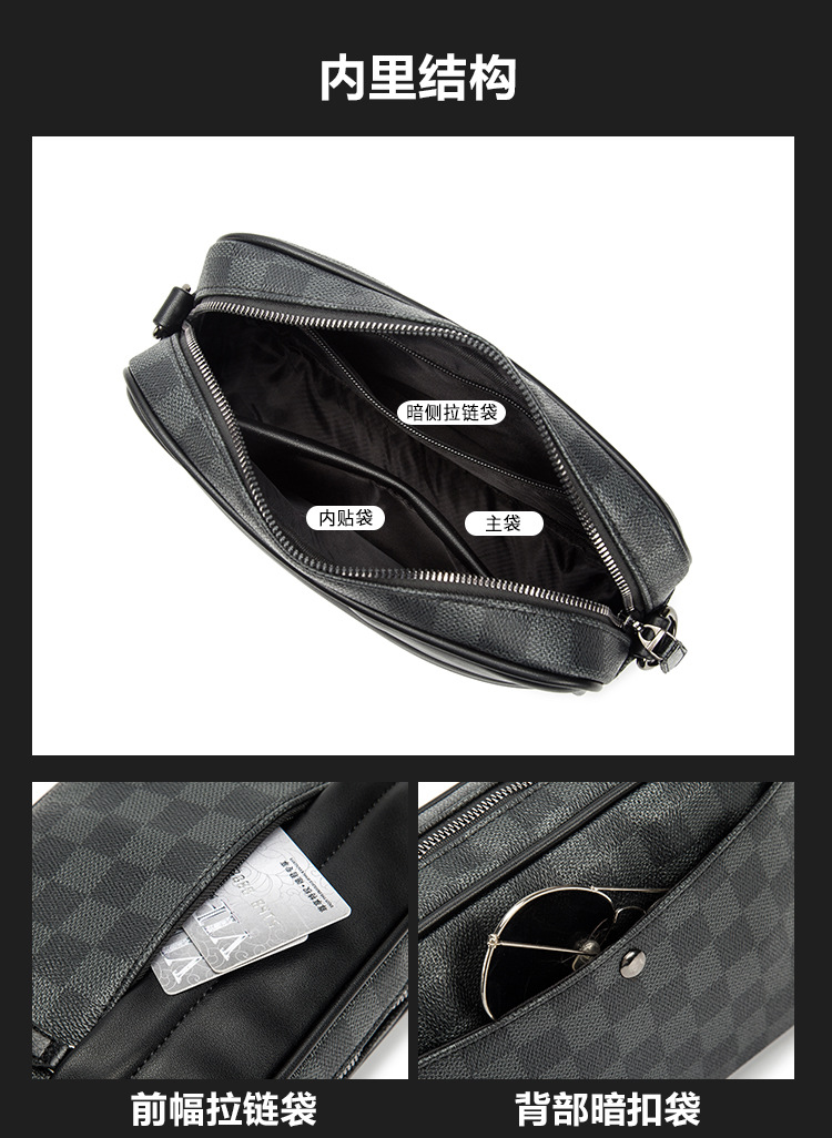 Tislanqi Korean Style Trendy Sports Casual Men's Crossbody Bag Shoulder Bag Chest Bag Waist Bag Small Backpack