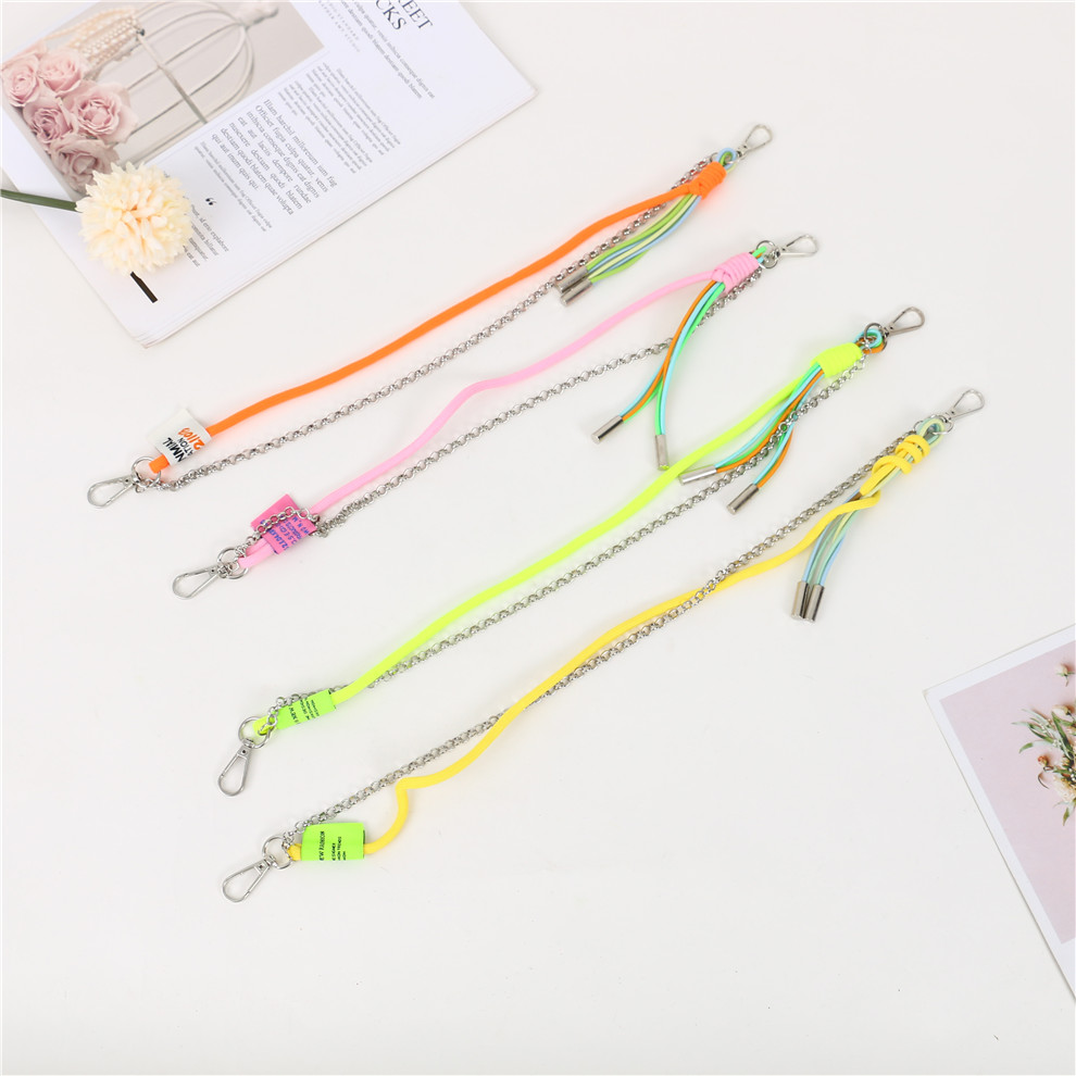 Creative Hip Hop Phants Zipper Punk Waist Chain Accessories Chain Hanging Garment Suit Pants Jewelry Chain Mobile Phone Bag Bag Charm