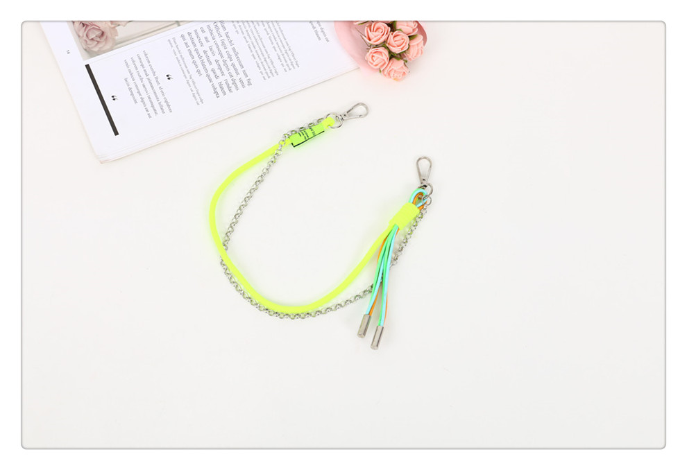 Creative Hip Hop Phants Zipper Punk Waist Chain Accessories Chain Hanging Garment Suit Pants Jewelry Chain Mobile Phone Bag Bag Charm