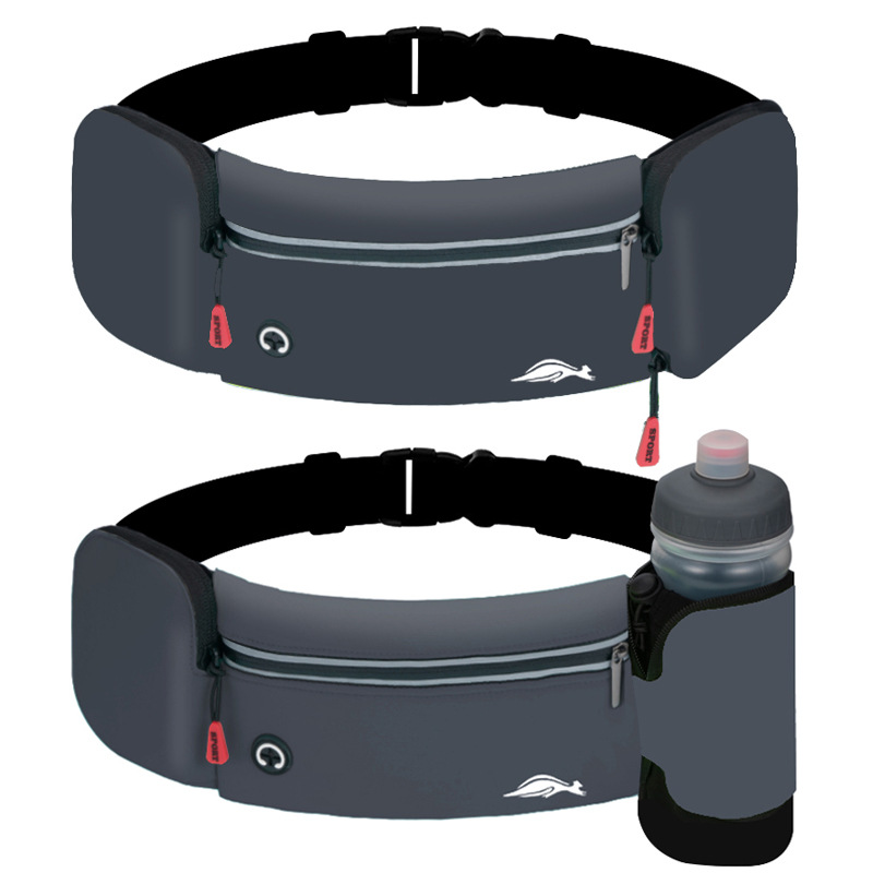 Factory in Stock Outdoor Sports Waterproof Waist Bag Running Phone Bag Fitness Marathon Water Bottle Belt Bag Wholesale