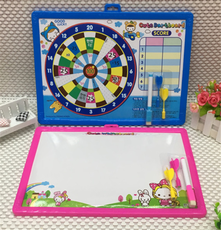 Children's primary school children doodle drawing magnetic handwriting darts double-sided white board toys kindergarten Children's primary school children doodle drawing magnetic handwriting darts double-sided white board toys kindergarten
