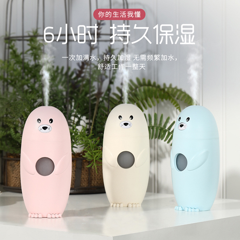 New cool leopard humidifier usb mini cartoon atmosphere lamp car desk household humidifier