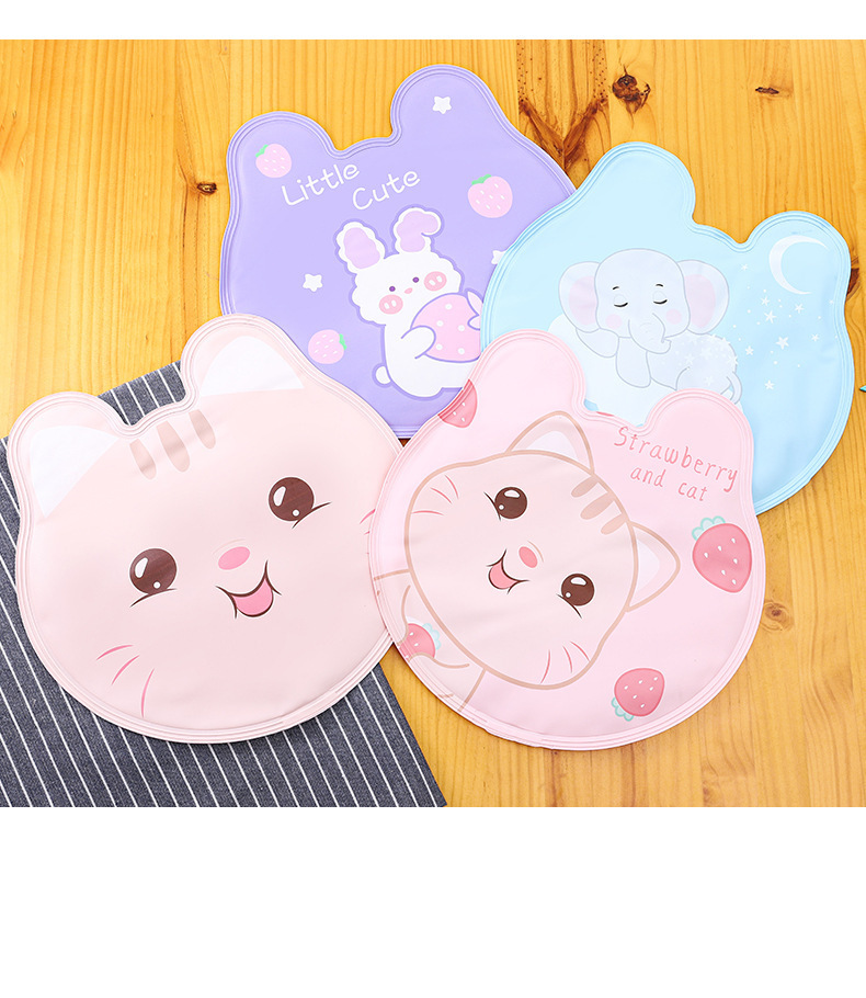 Cute Cartoon Office Gel Cushion Car Pet Cooling Cool Cushion PVC Thickened Ice Pad Summer