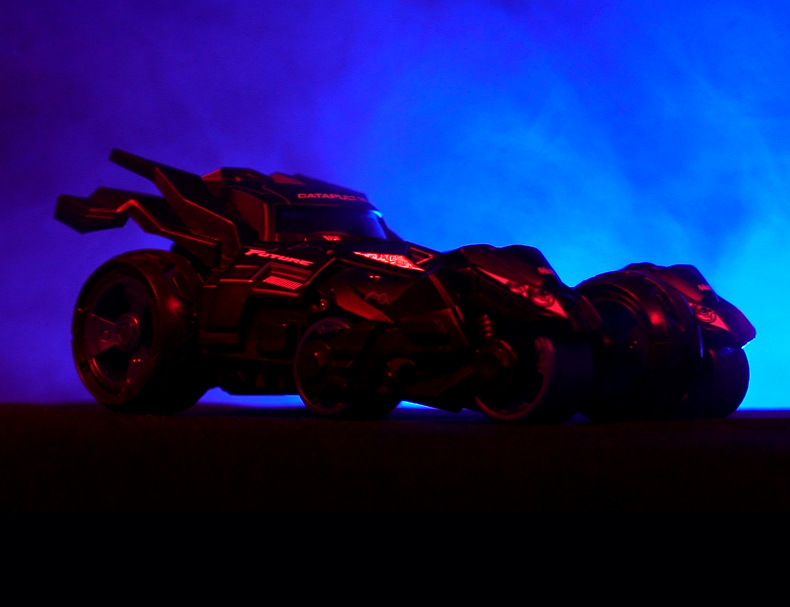 Mingyuan Three-in-One Catapult Chariot Pull Back Alloy Car with Light Music Cool Model Boy Toy
