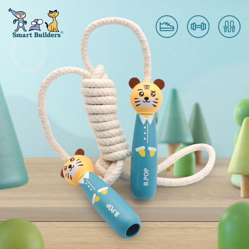 Factory Wholesale Children&#039;s Sports Skipping Rope Primary School Student Single Cartoon Skipping Rope Kindergarten Beginner Adjustable