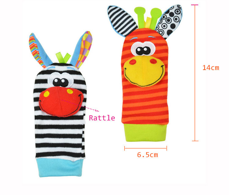 Baby wrist ring ring socks cartoon animal watch with a variety of options Baby wrist ring ring socks cartoon animal watch with a variety of options