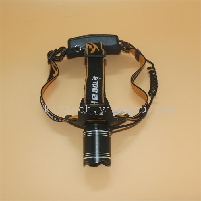 KINSACH sand fishing lamp cap lamp waterproof outdoor long-range hunting wearing 6066 headlights flashlight