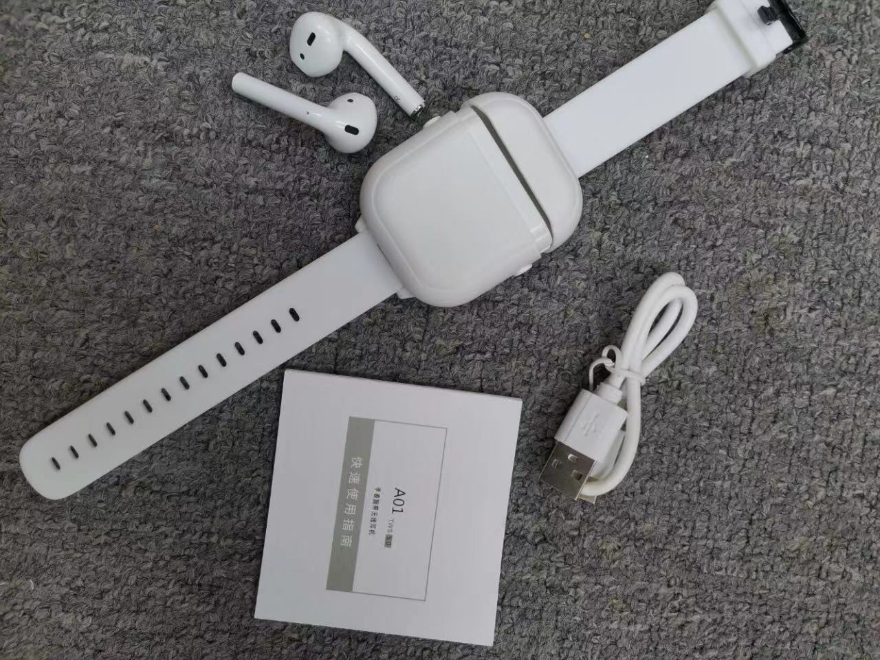 Cross - border hot style A01 TWS wrist wireless bluetooth headset portable fashionable sports running HIFI Cross - border hot style A01 TWS wrist wireless bluetooth headset portable fashionable sports running HIFI