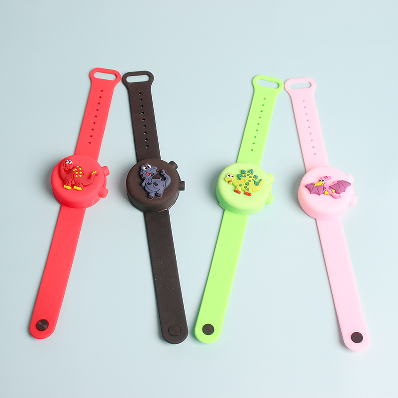 Cartoon Hot Selling Portable Water-Free Hand Sanitizer Bracelet Silicone Disinfectant Watch Wrist Strap Hand Lotion Distributor Cartoon Hot Selling Portable Water-Free Hand Sanitizer Bracelet Silicone Disinfectant Watch Wrist Strap Hand Lotion Distributor