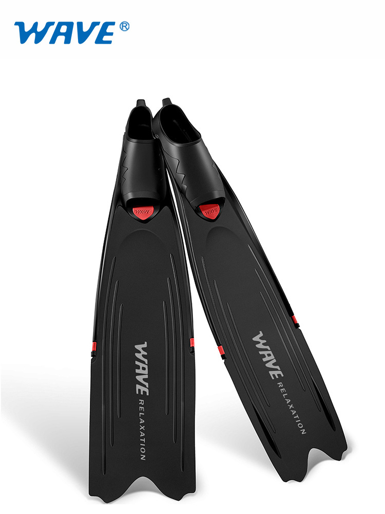 New Men&#039;s and Women&#039;s Free Diving Pp Flippers Fishing and Hunting Flippers TPR Comfortable Flexible Lightweight Swimming Long Flippers