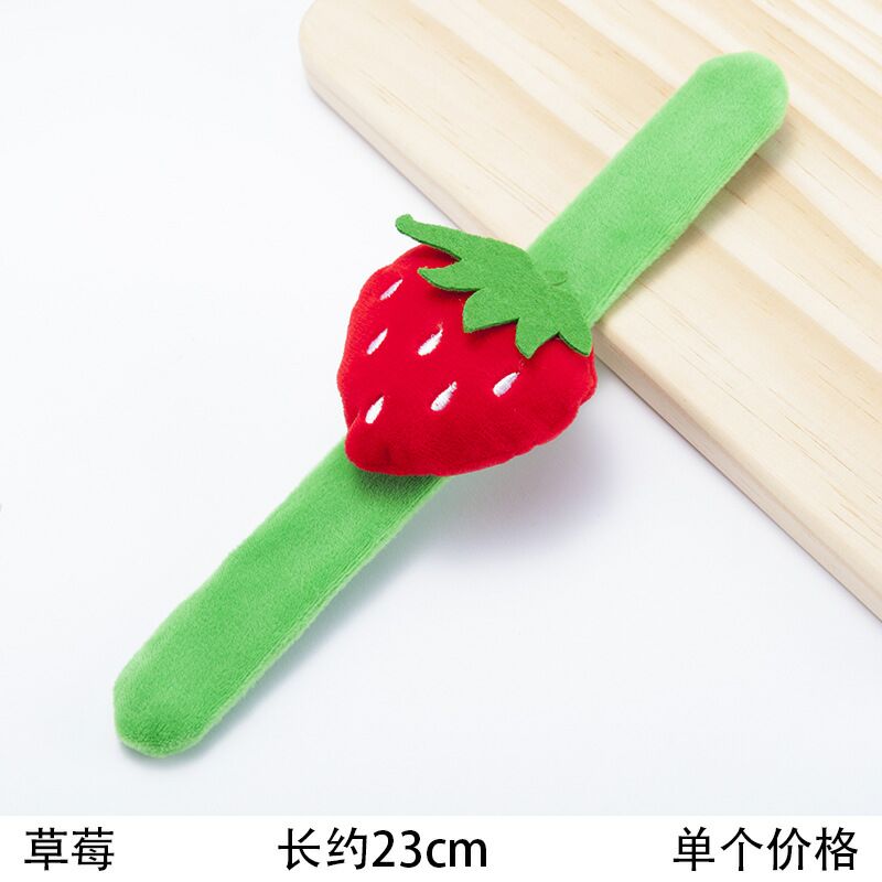 Night Market Stall Products Fruit Plush Ring Pop Wrist Strap Slap Bracelet Bracelet Adult Children's Plush Toys Night Market Stall Products Fruit Plush Ring Pop Wrist Strap Slap Bracelet Bracelet Adult Children's Plush Toys