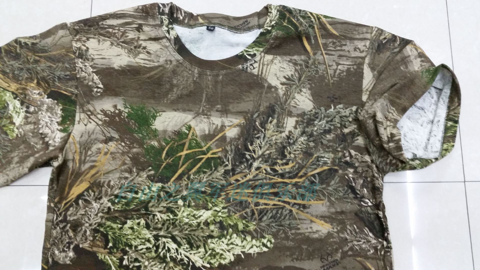 Bionic camouflage t-shirt Camo hunting clothing outdoors summer camouflage t-bird suit with short sleeves cotton vest Bionic camouflage t-shirt Camo hunting clothing outdoors summer camouflage t-bird suit with short sleeves cotton vest