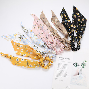 Ring Women's Fresh Triangle Long Streamer Hair Ring Fashion Simple Updo Ponytail Released Circle Hair Accessories Ring Women's Fresh Triangle Long Streamer Hair Ring Fashion Simple Updo Ponytail Released Circle Hair Accessories