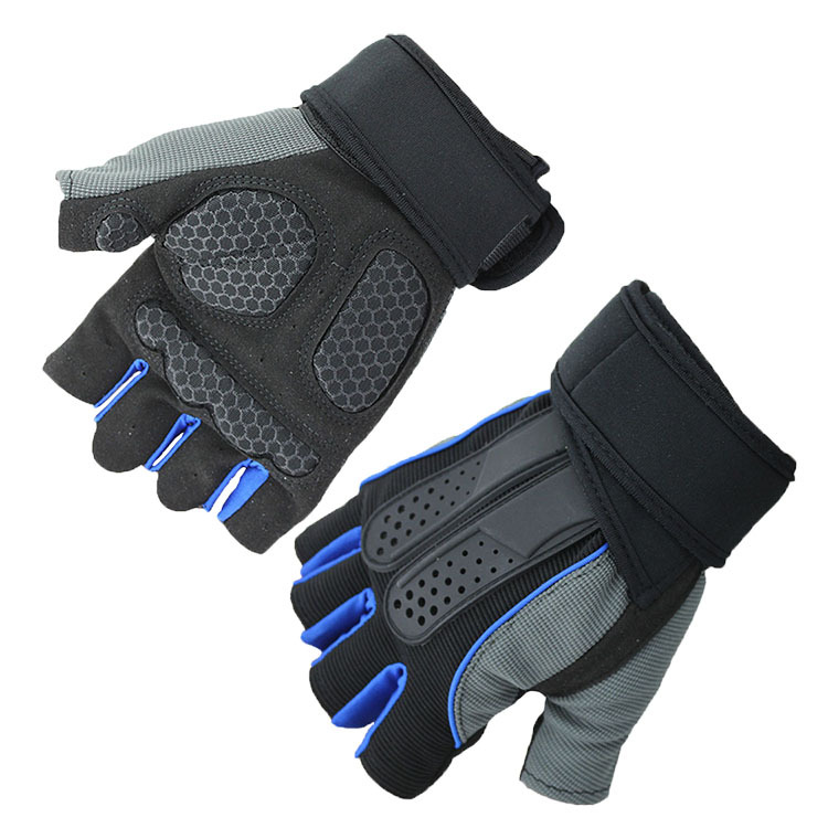 Cross-Border Fitness Dumbbell Equipment Strength Training Half Finger Outdoor Wrist Guard Weightlifting Sports Riding Gloves Quantity Discount Cross-Border Fitness Dumbbell Equipment Strength Training Half Finger Outdoor Wrist Guard Weightlifting Sports Riding Gloves Quantity Discount