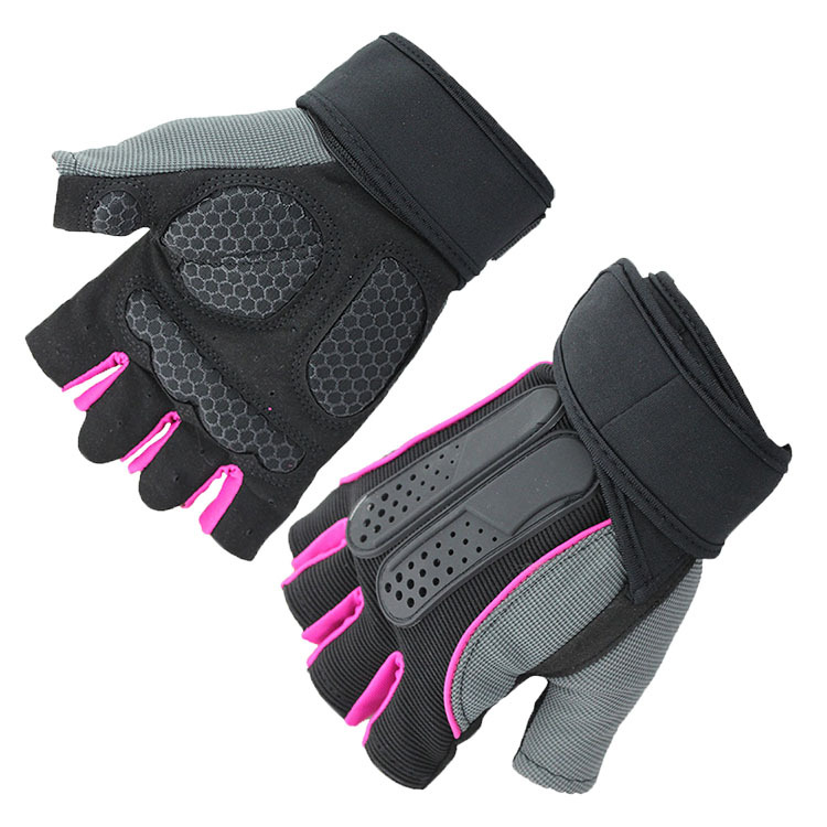 Cross-Border Fitness Dumbbell Equipment Strength Training Half Finger Outdoor Wrist Guard Weightlifting Sports Riding Gloves Quantity Discount Cross-Border Fitness Dumbbell Equipment Strength Training Half Finger Outdoor Wrist Guard Weightlifting Sports Riding Gloves Quantity Discount