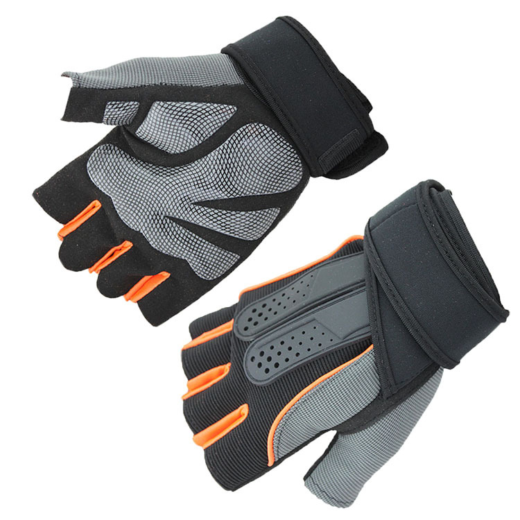 Cross-Border Fitness Dumbbell Equipment Strength Training Half Finger Outdoor Wrist Guard Weightlifting Sports Riding Gloves Quantity Discount Cross-Border Fitness Dumbbell Equipment Strength Training Half Finger Outdoor Wrist Guard Weightlifting Sports Riding Gloves Quantity Discount