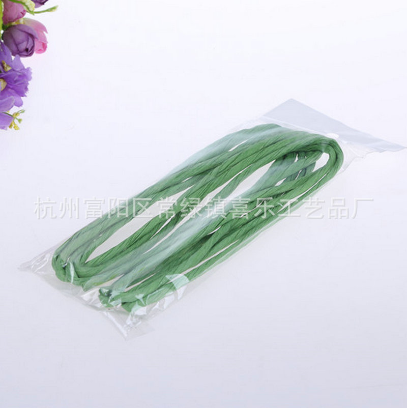 DIY Handmade Paper String Wrist Strap Flower Paper String 3 M DIY Hand-Woven Fabric Kindergarten Stickers