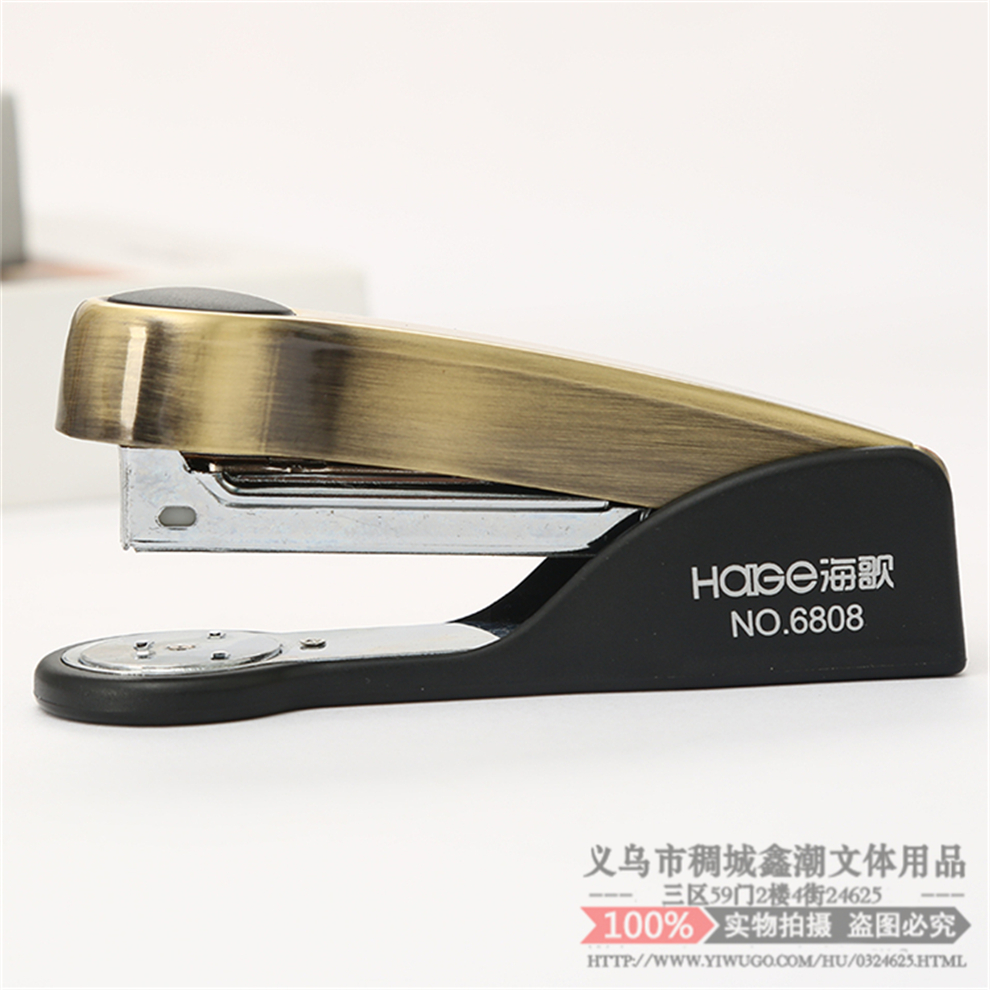 Classic Business Stapler Student Stationery Office Supplies Household Effortless Stapler Stapler Large Size Stapler Mini