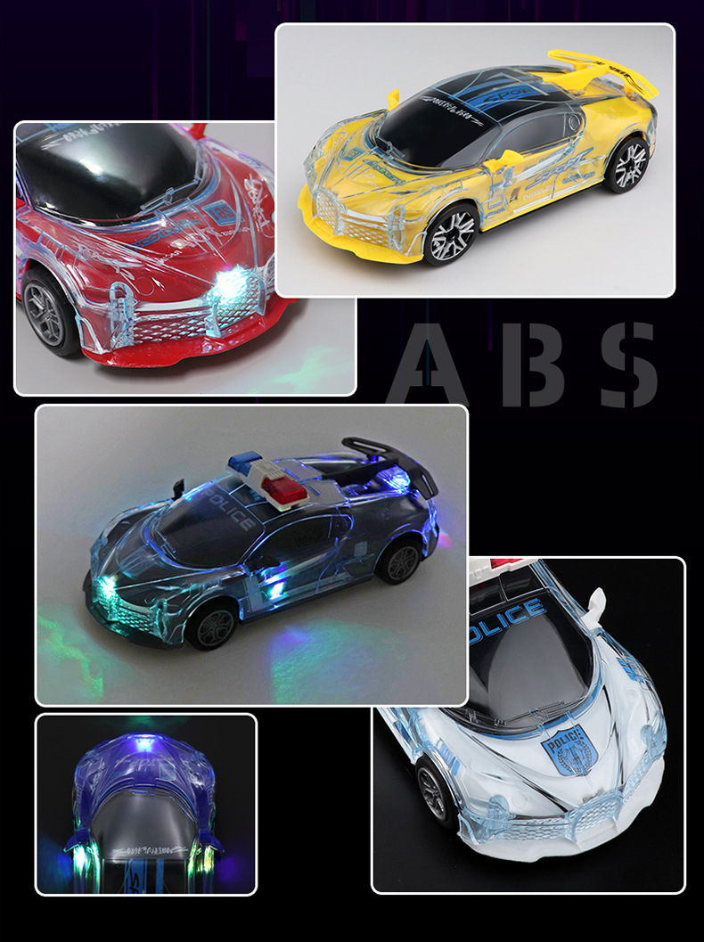 Children's Cool Universal Car Toy Lighting Music Sports Car Simulation Police Car Model Toy Supply Wholesale Children's Cool Universal Car Toy Lighting Music Sports Car Simulation Police Car Model Toy Supply Wholesale
