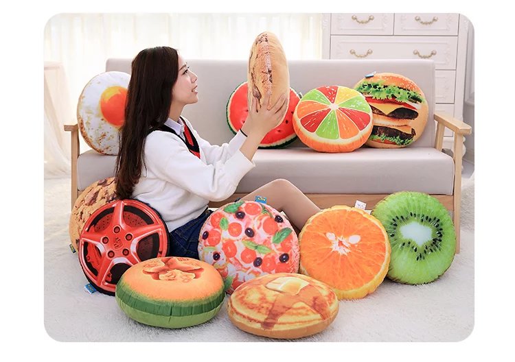 Fruit car pillow quilt dual use sofa cushion by office lunch break folding pillow air conditioning summer cool quilt Fruit car pillow quilt dual use sofa cushion by office lunch break folding pillow air conditioning summer cool quilt