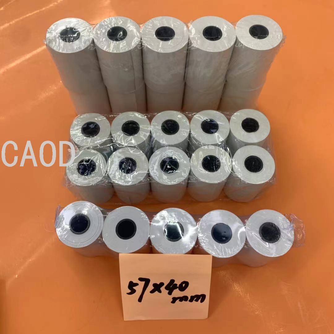 Thermosensitive Paper 57 X40mm Thermal Paper Roll POS Machine Printing Paper Photographic Paper Copy Paper Label Coated Paper Thermosensitive Paper 57 X40mm Thermal Paper Roll POS Machine Printing Paper Photographic Paper Copy Paper Label Coated Paper