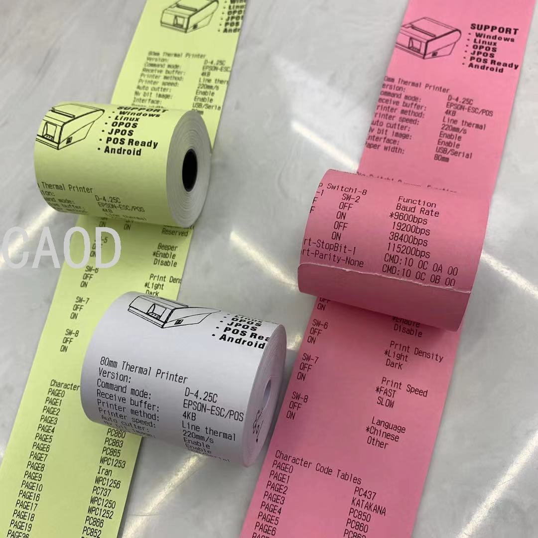 Thermosensitive Paper 57 X40mm Thermal Paper Roll POS Machine Printing Paper Photographic Paper Copy Paper Label Coated Paper Thermosensitive Paper 57 X40mm Thermal Paper Roll POS Machine Printing Paper Photographic Paper Copy Paper Label Coated Paper
