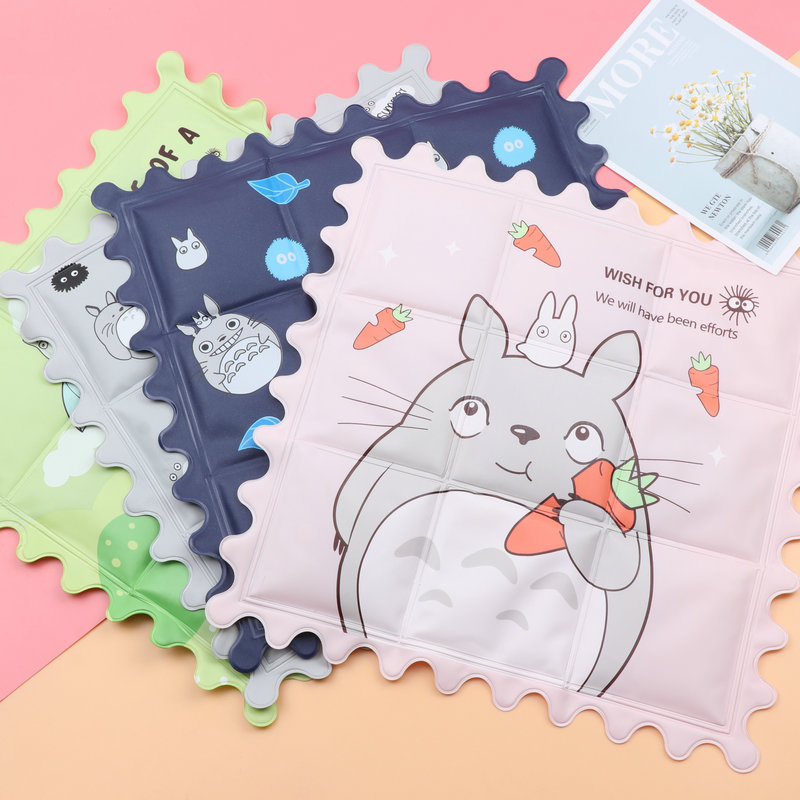 Jojoba New Ice Pad Summer Cooling Student Ice Crystal Ice Pillow Car Cartoon Gel PVC Cool Cushion Customization