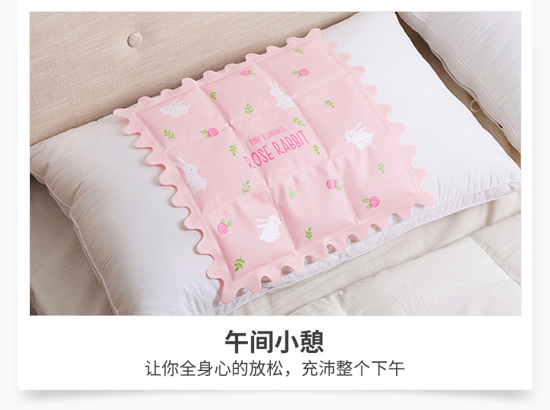 Jojoba New Ice Pad Summer Cooling Student Ice Crystal Ice Pillow Car Cartoon Gel PVC Cool Cushion Customization