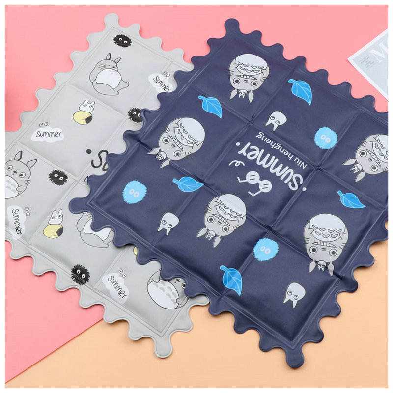 Jojoba New Ice Pad Summer Cooling Student Ice Crystal Ice Pillow Car Cartoon Gel PVC Cool Cushion Customization
