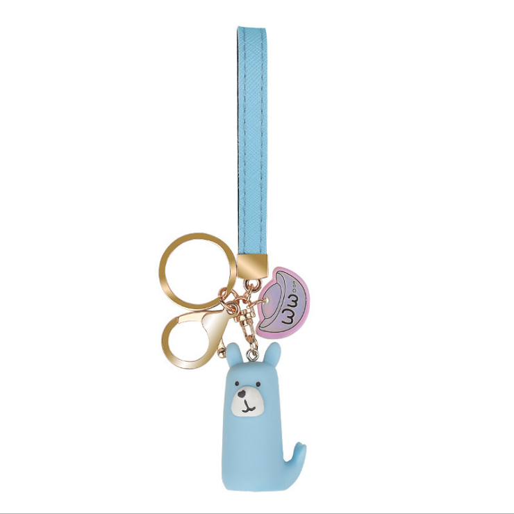Cartoon Car Key Chain Cute Couple Key Pendant Bag Pendant Cool Key Ring Chain Lanyard Men and Women Gift