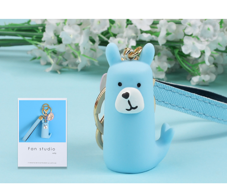 Cartoon Car Key Chain Cute Couple Key Pendant Bag Pendant Cool Key Ring Chain Lanyard Men and Women Gift
