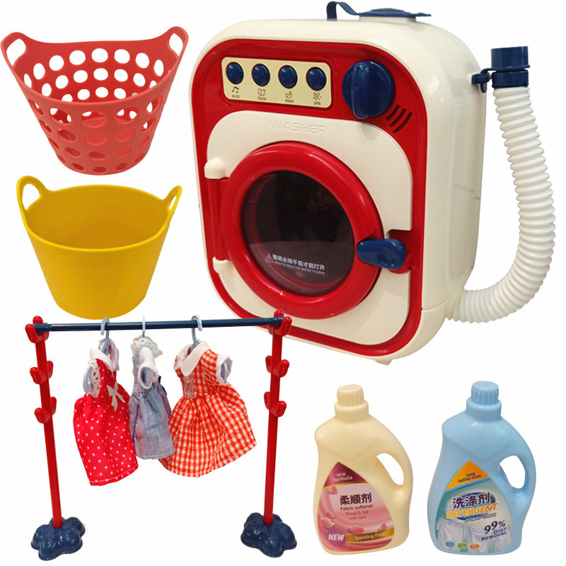 In 2020, a new type of girls' roller washing machine, toys and small household appliances for children can be rotated for washing and added with water In 2020, a new type of girls' roller washing machine, toys and small household appliances for children can be rotated for washing and added with water