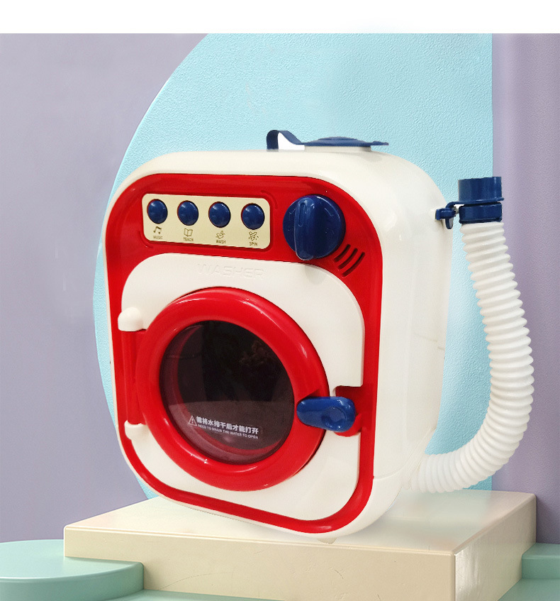 In 2020, a new type of girls' roller washing machine, toys and small household appliances for children can be rotated for washing and added with water In 2020, a new type of girls' roller washing machine, toys and small household appliances for children can be rotated for washing and added with water