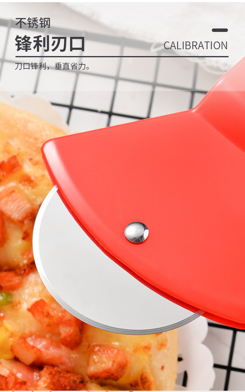 Stainless Steel round Roller Pizza Cutter Kitchen Baking Tools Single Wheel Pizza Cutter Bamboo Handle Axe Cake Knife Stainless Steel round Roller Pizza Cutter Kitchen Baking Tools Single Wheel Pizza Cutter Bamboo Handle Axe Cake Knife