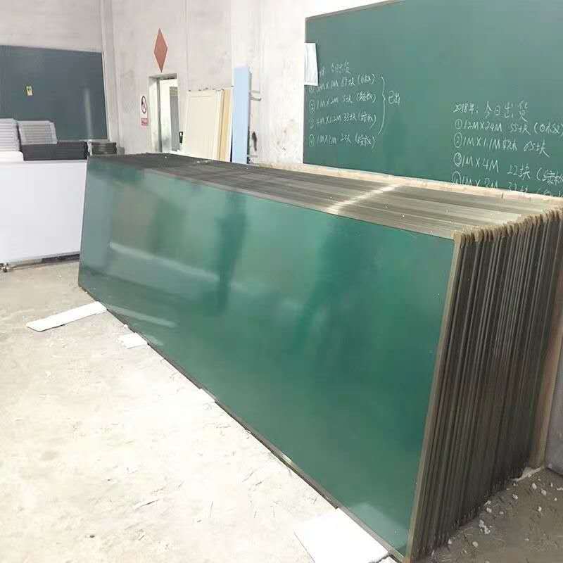 1.2*4 M Flat Teaching Large Blackboard Thickened Magnetic Erasable Writing Board Teaching Green Board Dust-Free Blackboard
