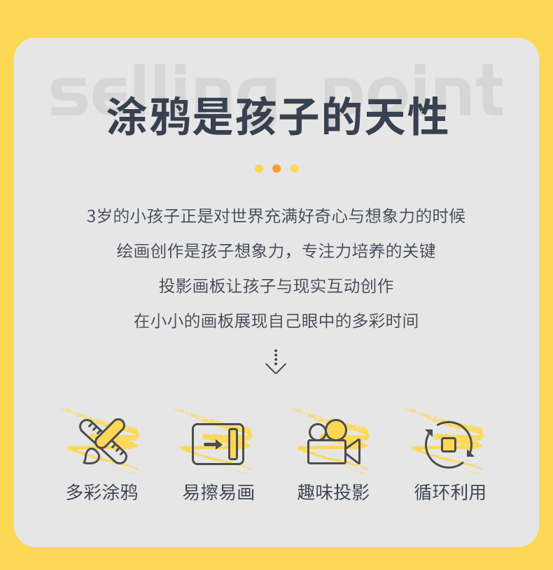Cross-Border Children's Plastic Drawing Board Desk Deer Projection Painting Machine Teaching Aids Large Projection Drawing Board Writing Board Early Education